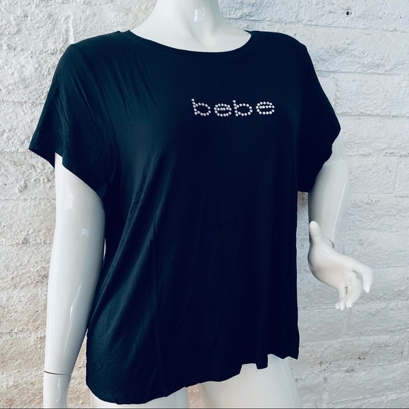 -bebe  blouse black size 3X new - Picture 2 of 9